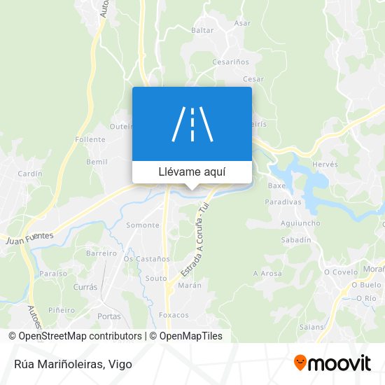 Mapa Rúa Mariñoleiras