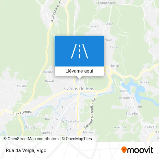 Mapa Rúa da Veiga