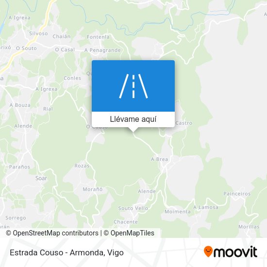 Mapa Estrada Couso - Armonda