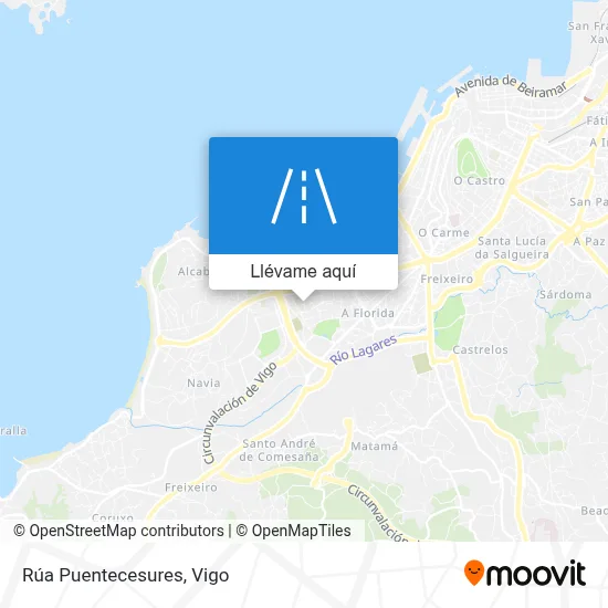 Mapa Rúa Puentecesures