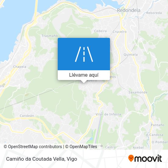 Mapa Camiño da Coutada Vella