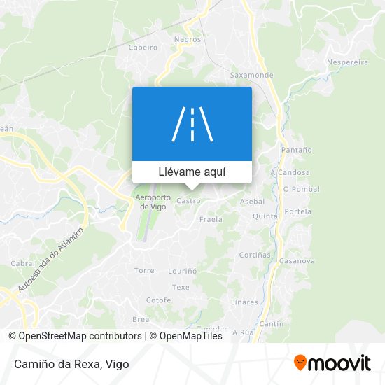 Mapa Camiño da Rexa