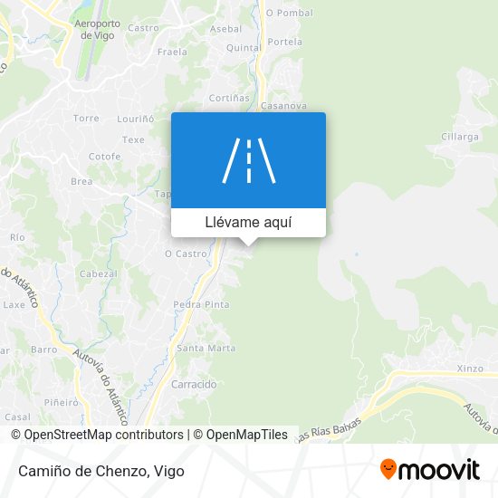 Mapa Camiño de Chenzo