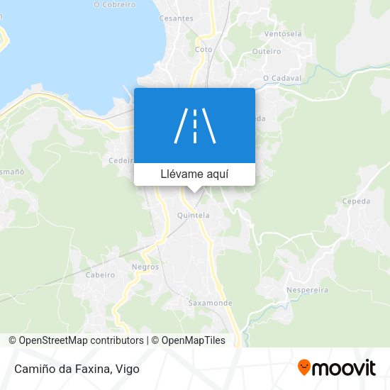 Mapa Camiño da Faxina