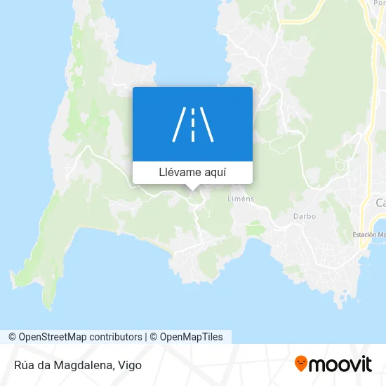 Mapa Rúa da Magdalena