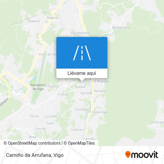 Mapa Camiño da Arrufana