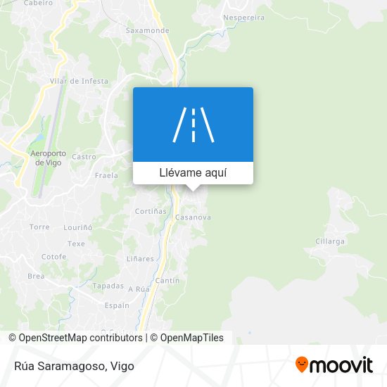 Mapa Rúa Saramagoso