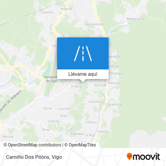 Mapa Camiño Dos Pilóns