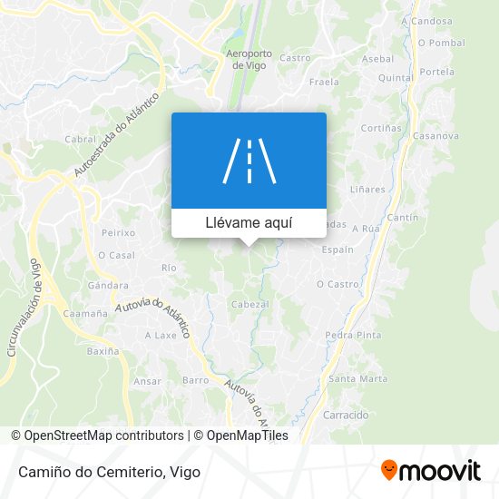 Mapa Camiño do Cemiterio