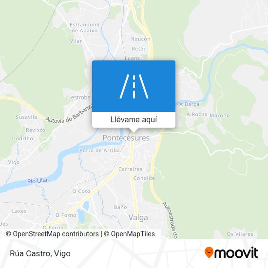 Mapa Rúa Castro