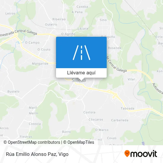 Mapa Rúa Emilio Alonso Paz