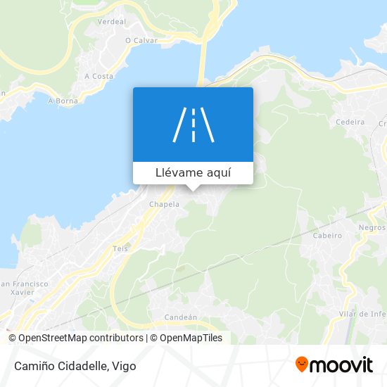 Mapa Camiño Cidadelle