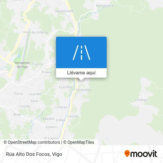 Mapa Rúa Alto Dos Focos