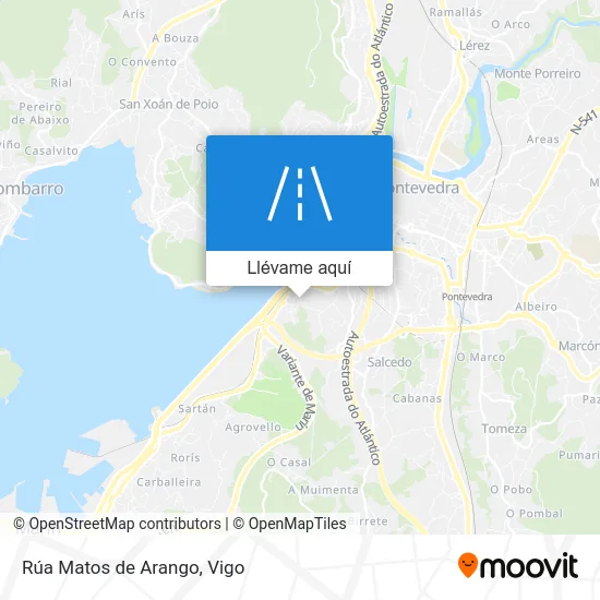 Mapa Rúa Matos de Arango