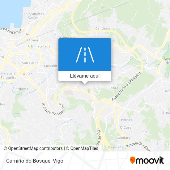 Mapa Camiño do Bosque
