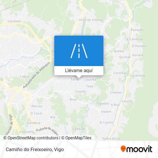 Mapa Camiño do Freixoeiro