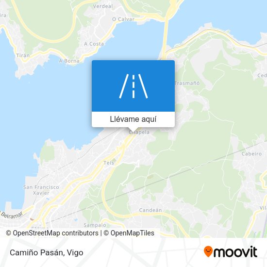 Mapa Camiño Pasán