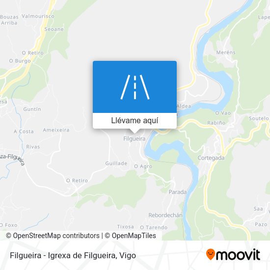 Mapa Filgueira - Igrexa de Filgueira