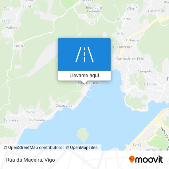 Mapa Rúa da Maceira