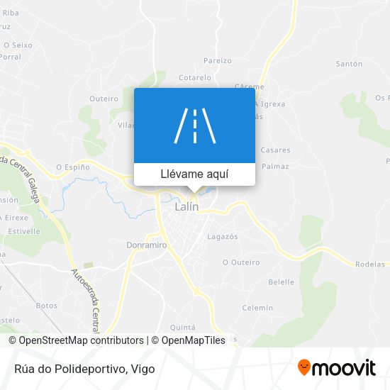 Mapa Rúa do Polideportivo