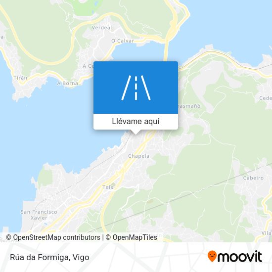 Mapa Rúa da Formiga