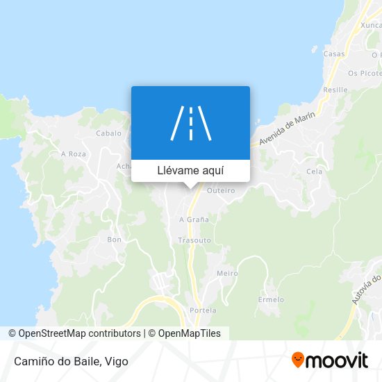 Mapa Camiño do Baile
