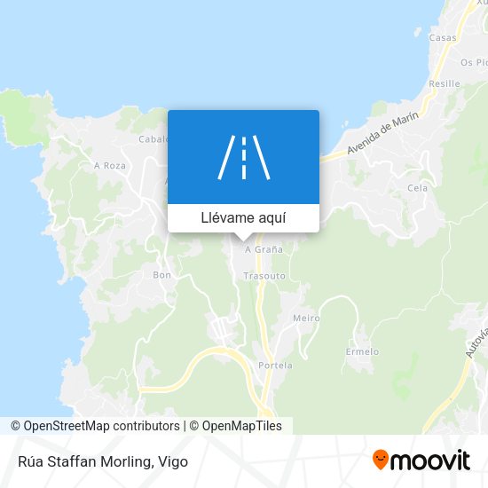 Mapa Rúa Staffan Morling