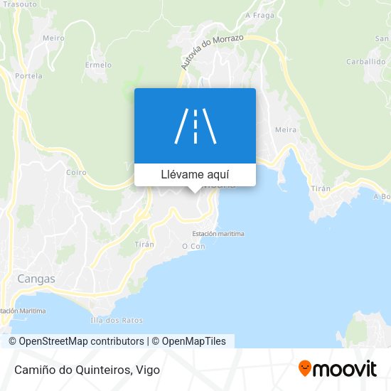 Mapa Camiño do Quinteiros