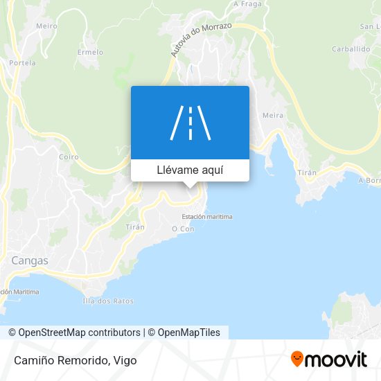 Mapa Camiño Remorido