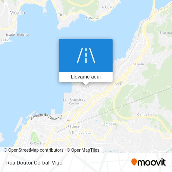Mapa Rúa Doutor Corbal