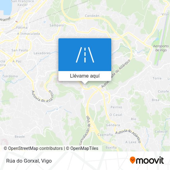 Mapa Rúa do Gorxal
