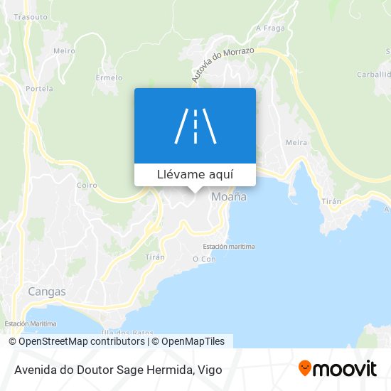 Mapa Avenida do Doutor Sage Hermida