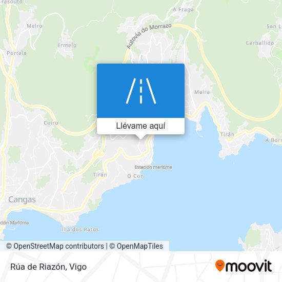 Mapa Rúa de Riazón