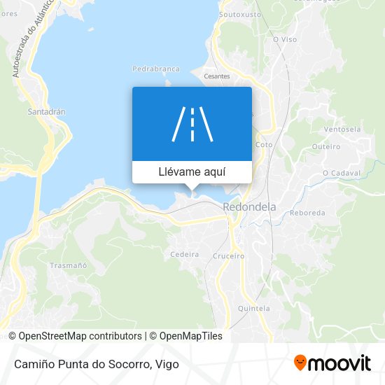 Mapa Camiño Punta do Socorro