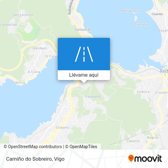 Mapa Camiño do Sobreiro