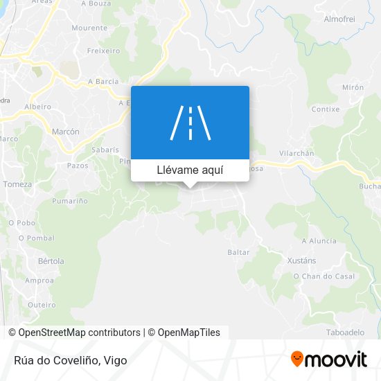 Mapa Rúa do Coveliño