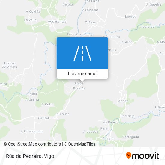 Mapa Rúa da Pedreira