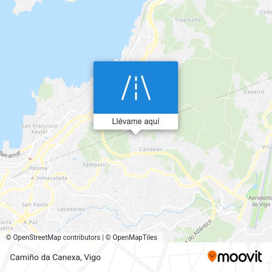 Mapa Camiño da Canexa