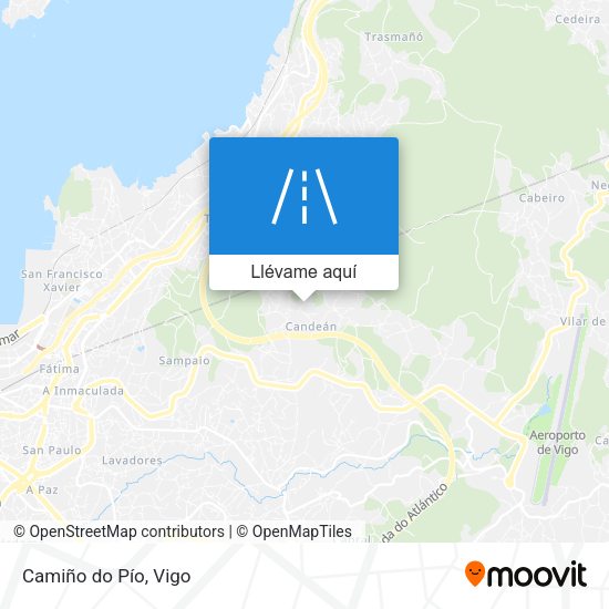 Mapa Camiño do Pío