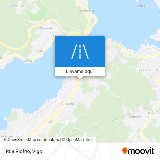 Mapa Rúa Riofrío