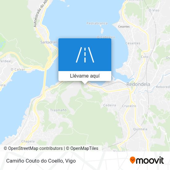 Mapa Camiño Couto do Coello