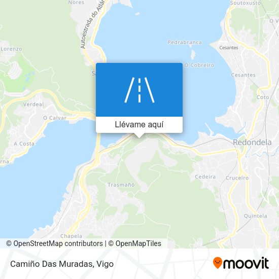 Mapa Camiño Das Muradas