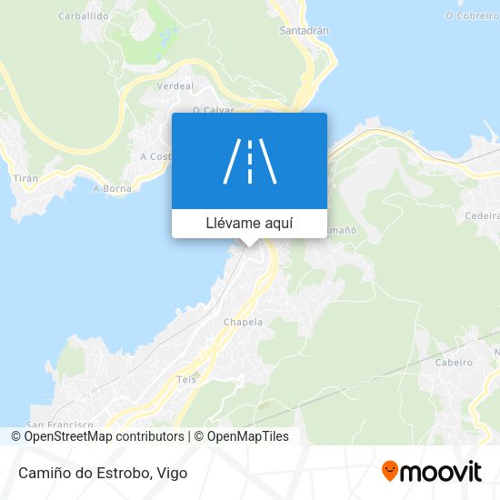 Mapa Camiño do Estrobo