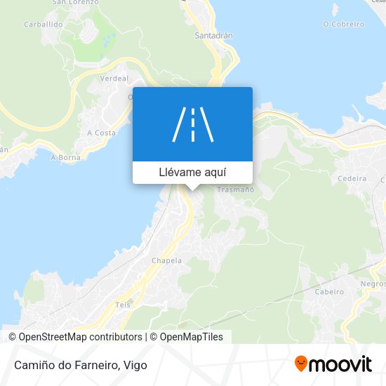 Mapa Camiño do Farneiro