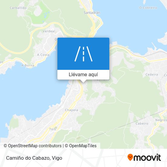 Mapa Camiño do Cabazo