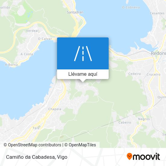 Mapa Camiño da Cabadesa
