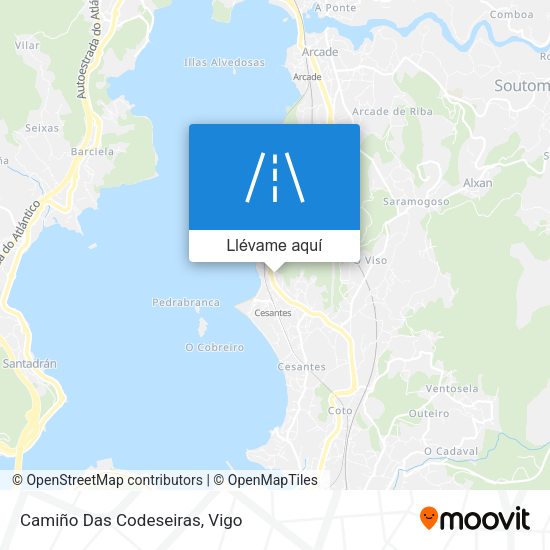 Mapa Camiño Das Codeseiras