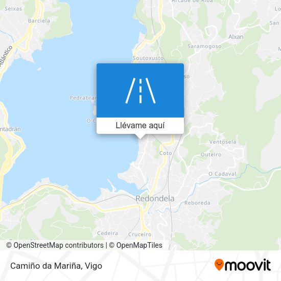 Mapa Camiño da Mariña