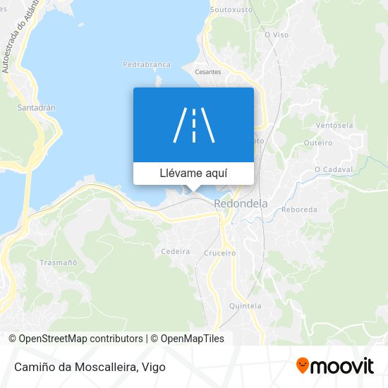Mapa Camiño da Moscalleira