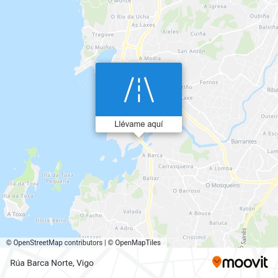 Mapa Rúa Barca Norte